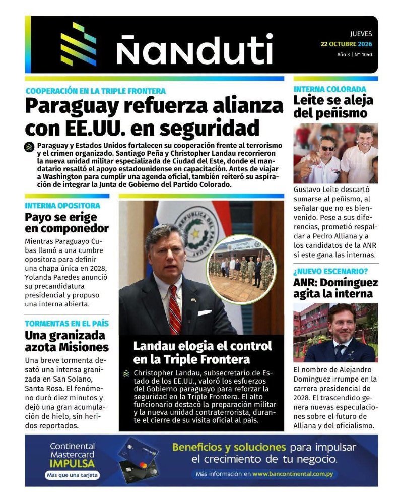 📰diarios de hoy jueves , 22 de Octubre del 2026 (imagen 2)