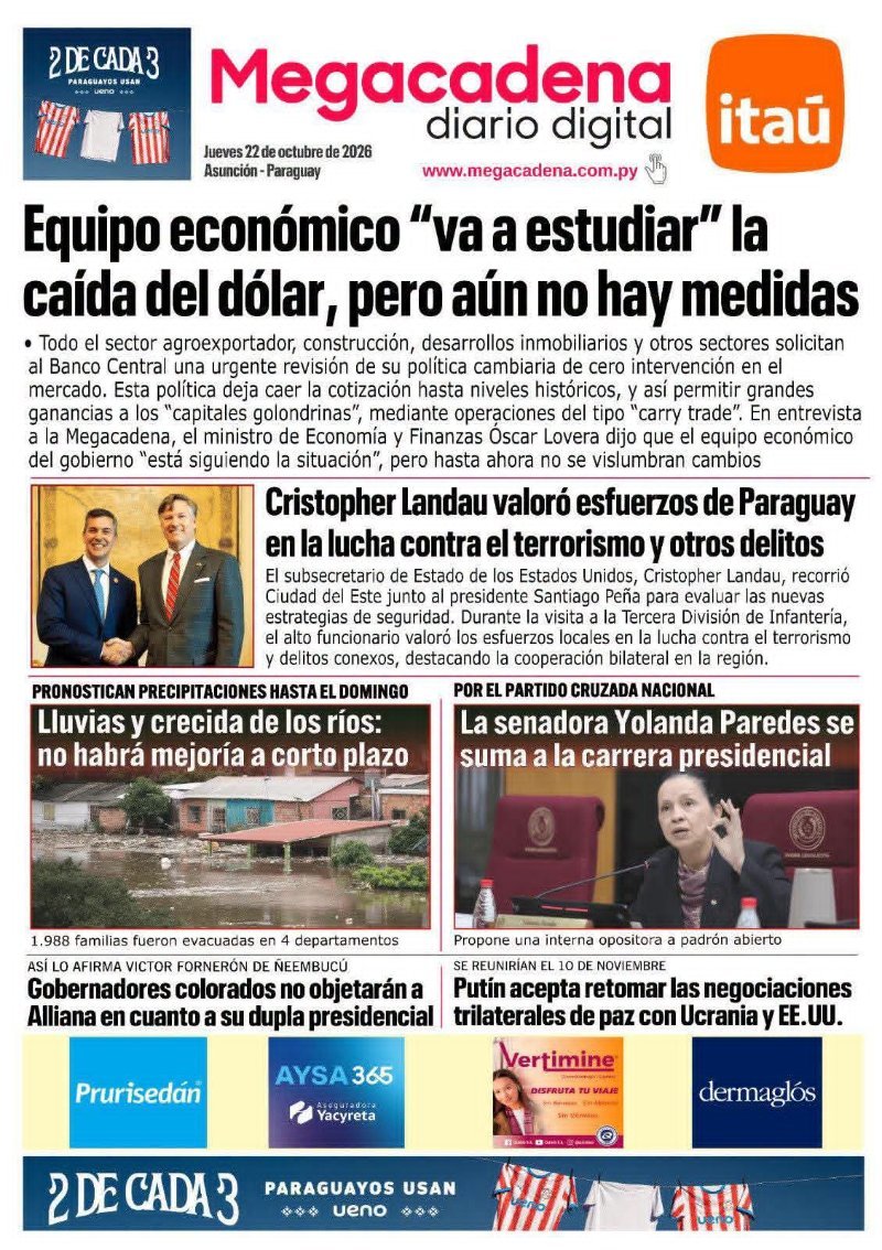 📰diarios de hoy jueves , 22 de Octubre del 2026 (imagen 6)