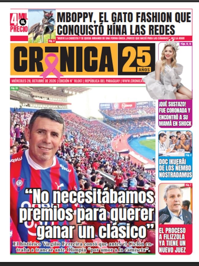 Portada del 29/10/2026