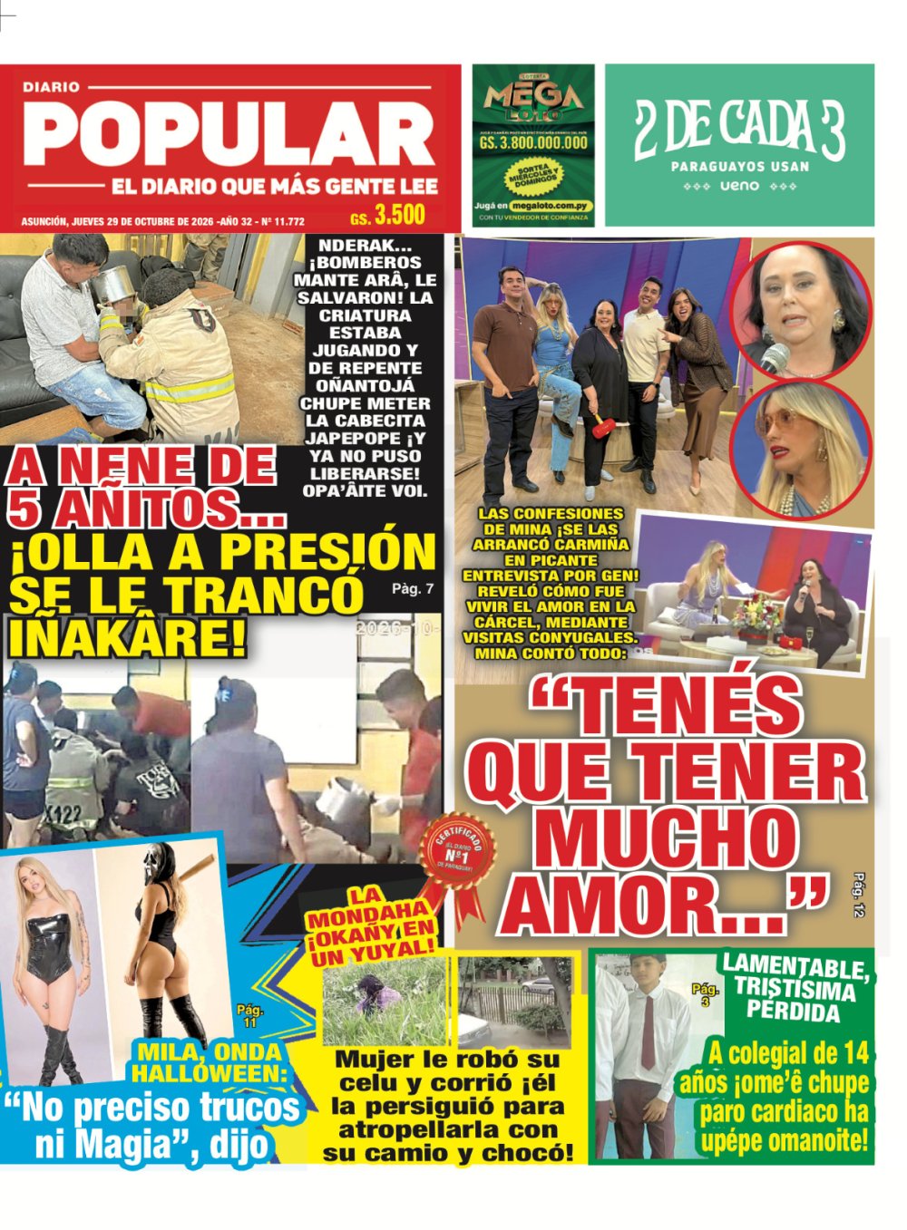 Portada del 29/10/2026