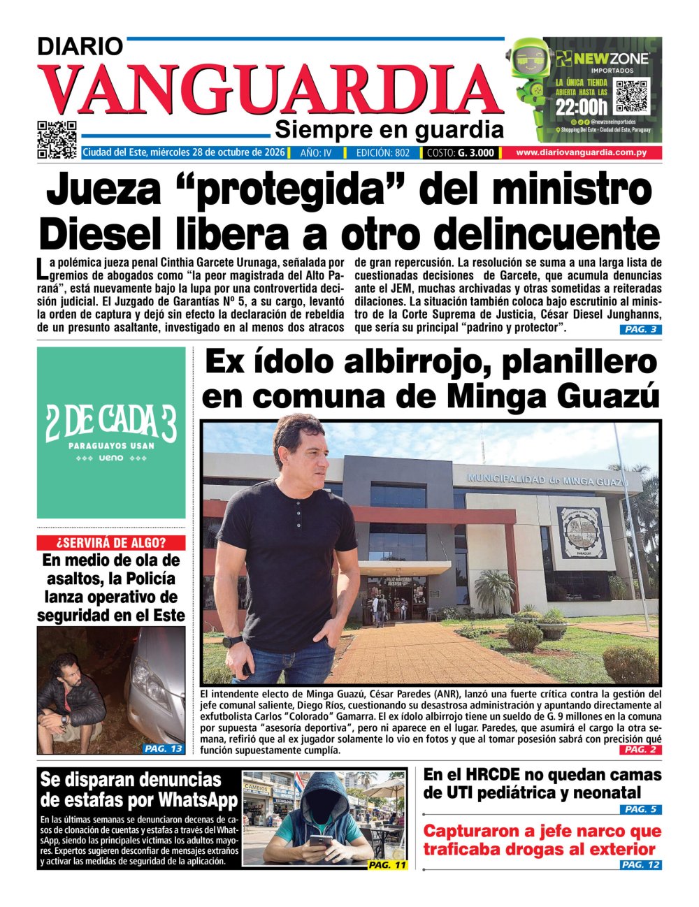 Portada del 29/10/2026